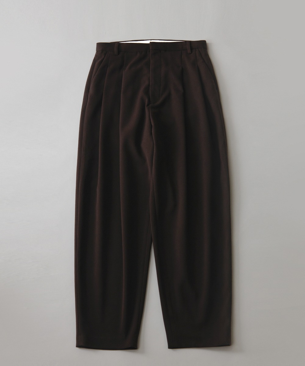 PERENN퍼렌 [LLUD X PERENN] relaxed trousers_dark brown