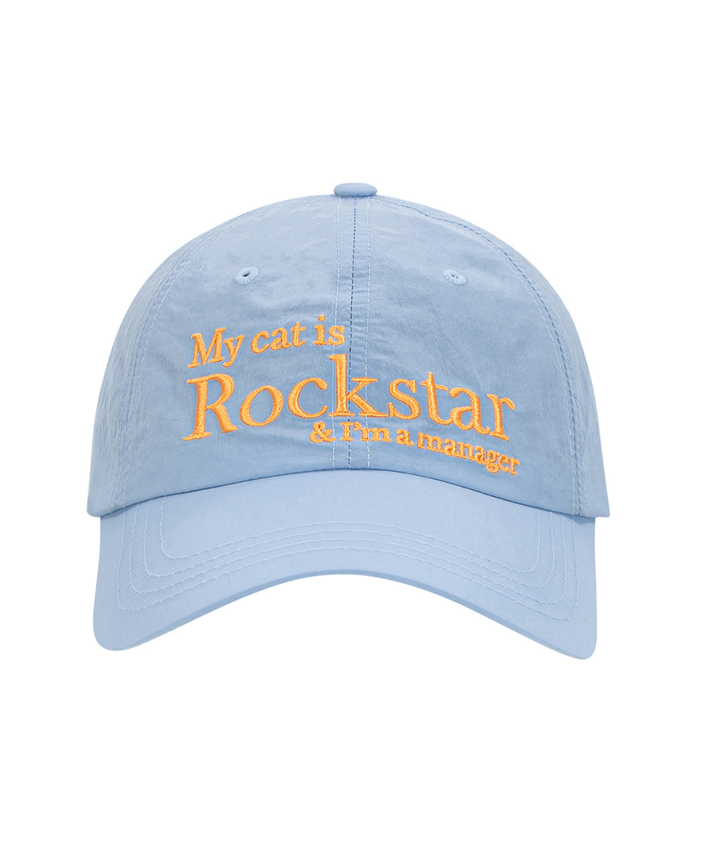 JOEGUSH조거쉬 Rockstar cat cap (Sky Blue)