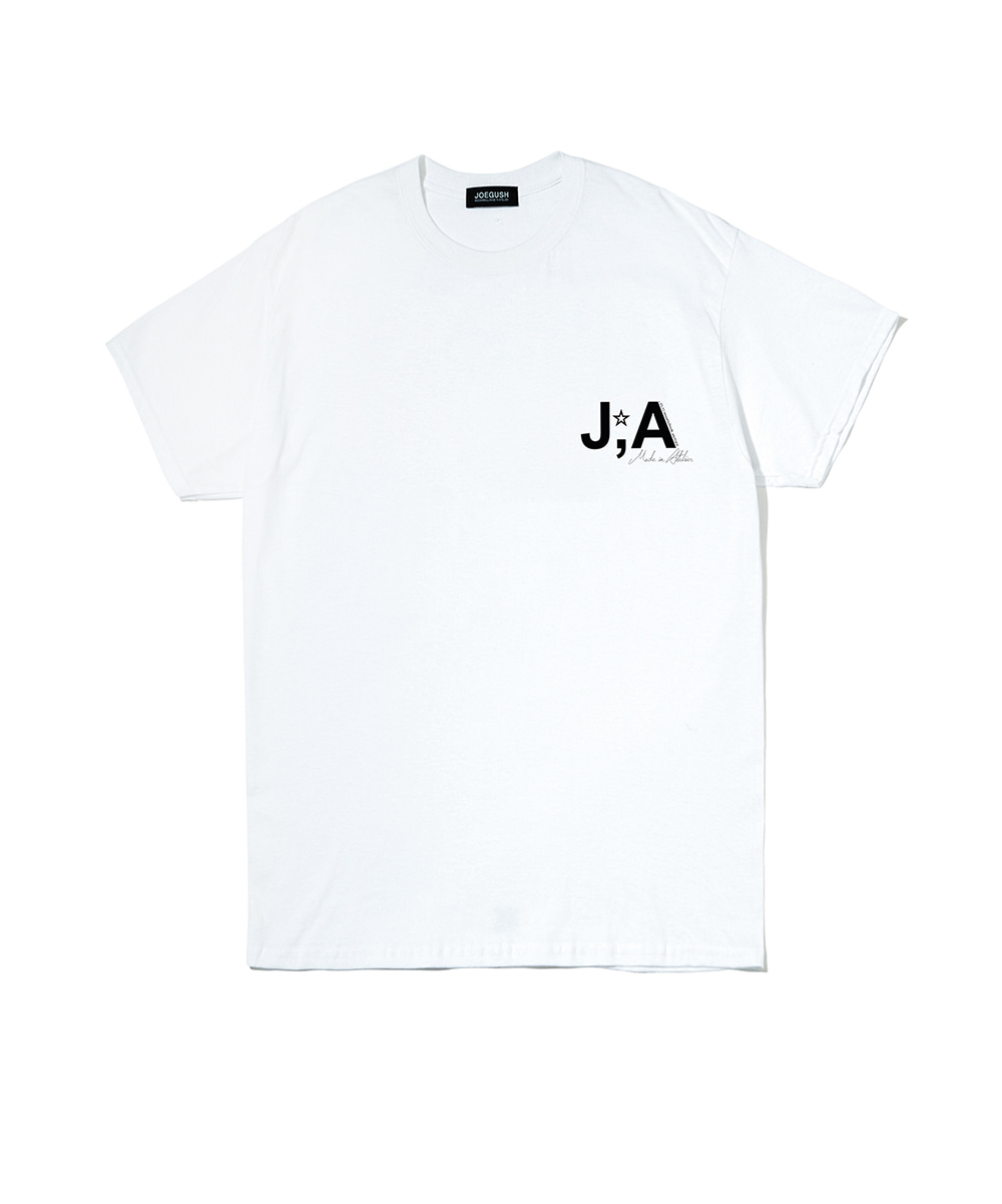 JOEGUSH조거쉬 JA Logo T-Shirt (White)