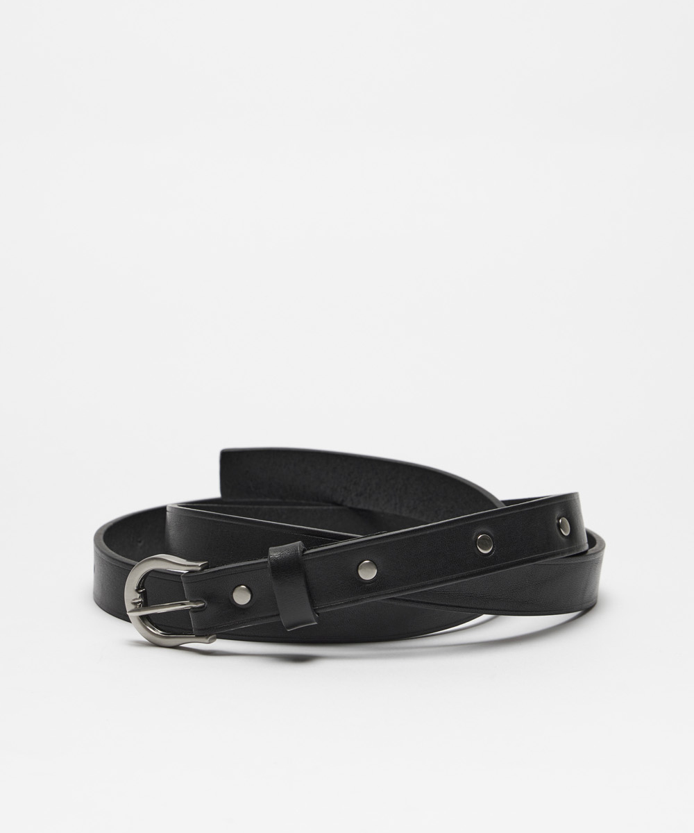 YOUTH유스 SS23 Long Leather Belt_Black