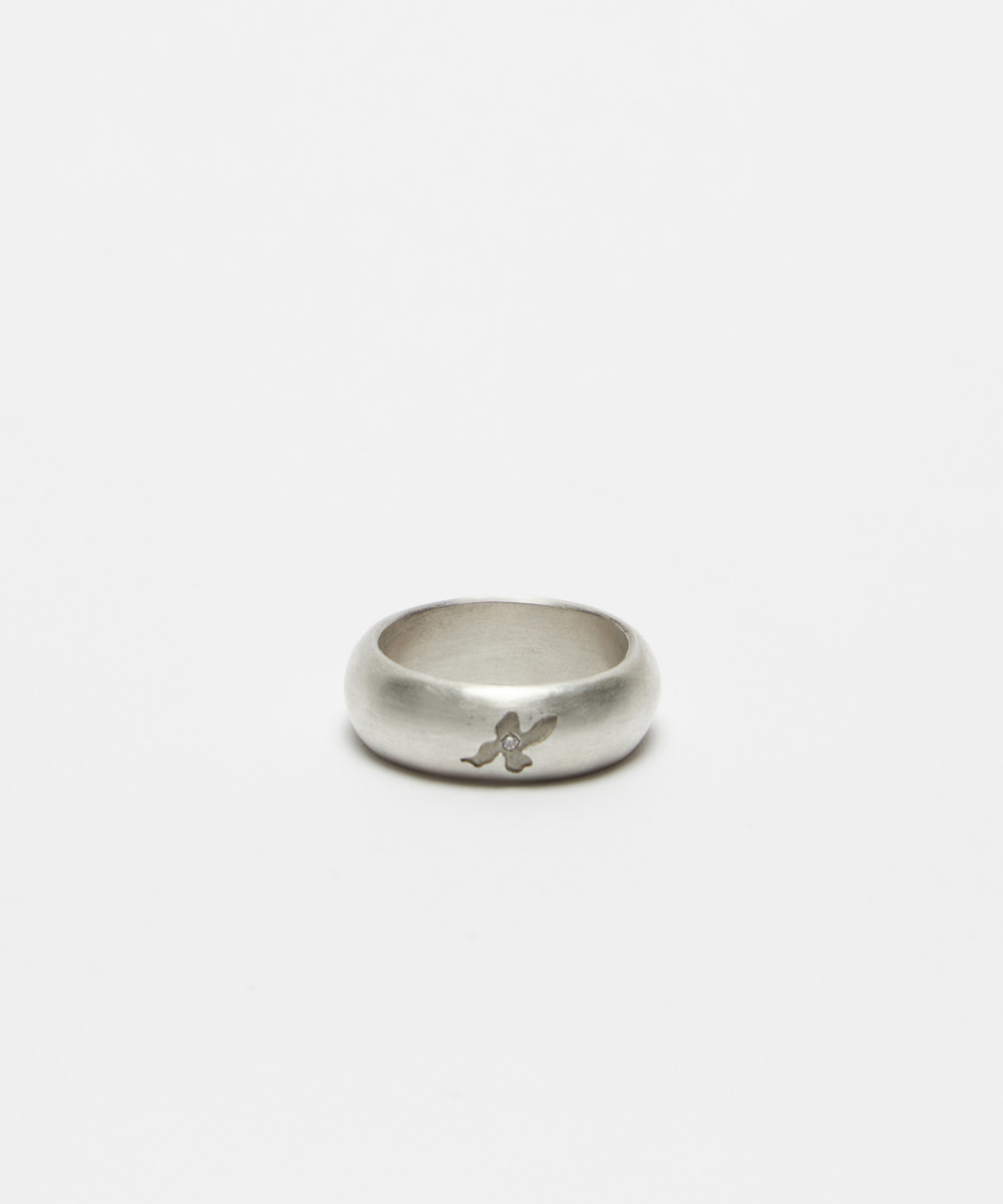 YOUTH유스 SS23 ‘Dust’ Floral-Engraved Ring
